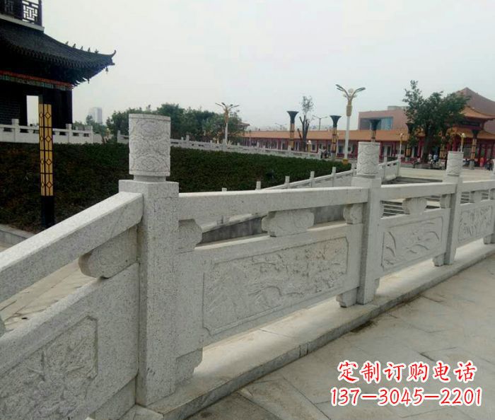 龙岩精美大理石栏板雕塑