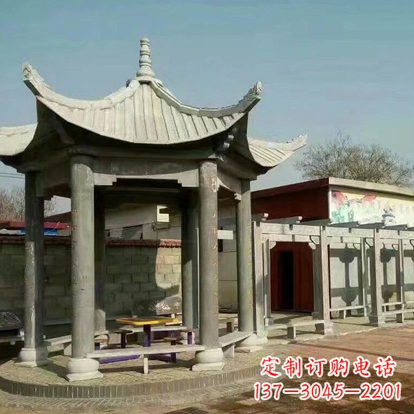 龙岩大理石凉亭庭院亭子