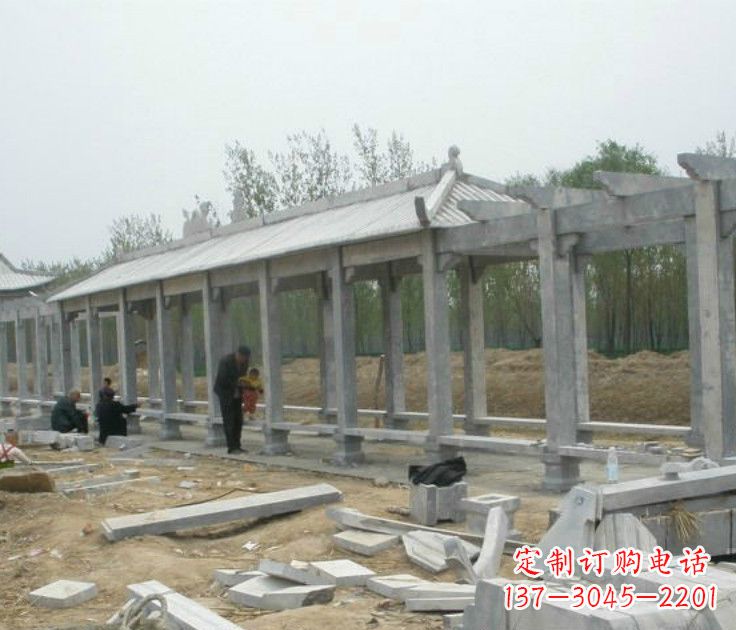 龙岩精美大理石凉亭雕塑