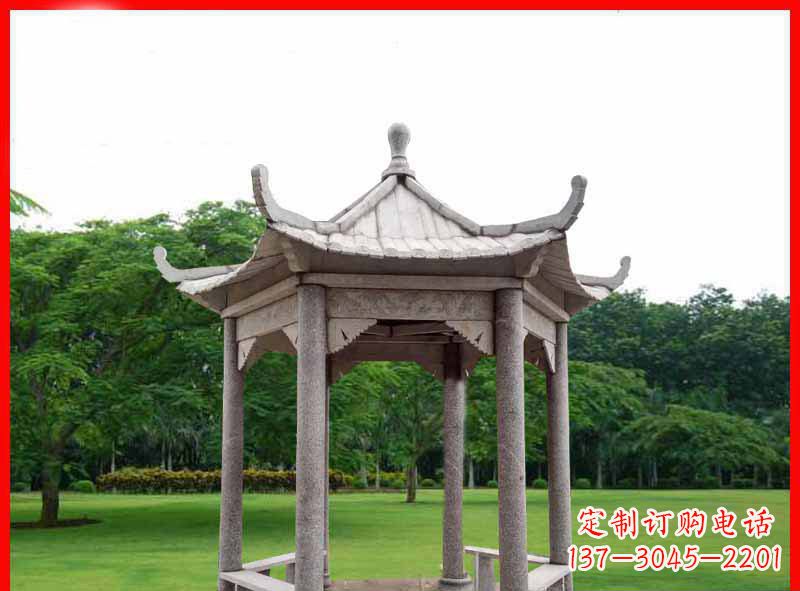 龙岩精致大理石凉亭雕塑