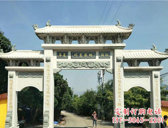 龙岩大理石牌坊雕塑