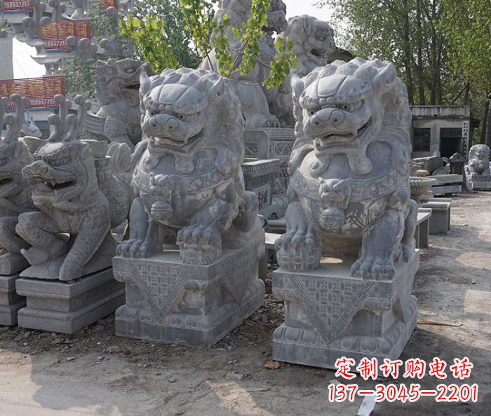 龙岩大理石狮子雕塑