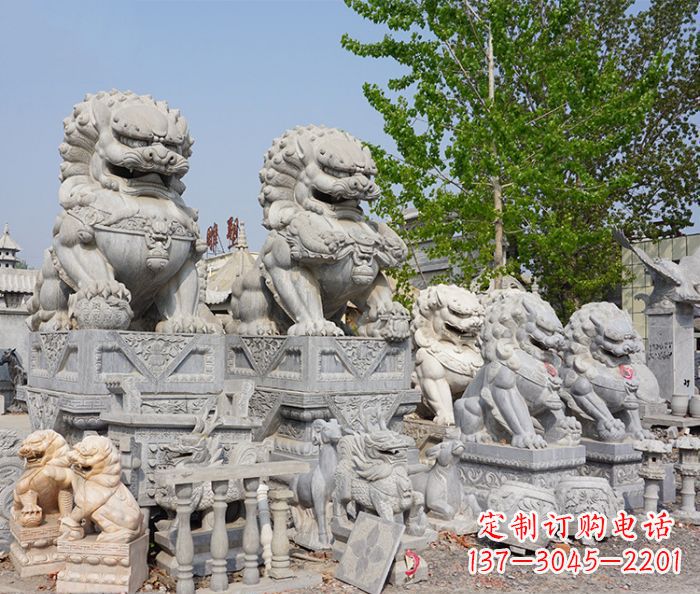 龙岩大理石狮子雕塑