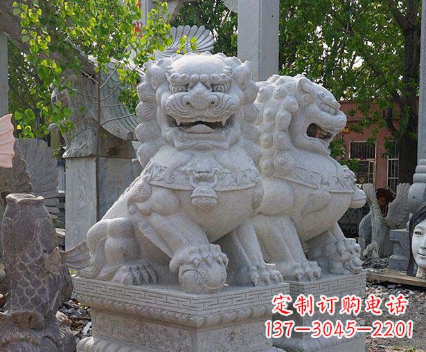 龙岩中领雕塑狮子雕塑定制
