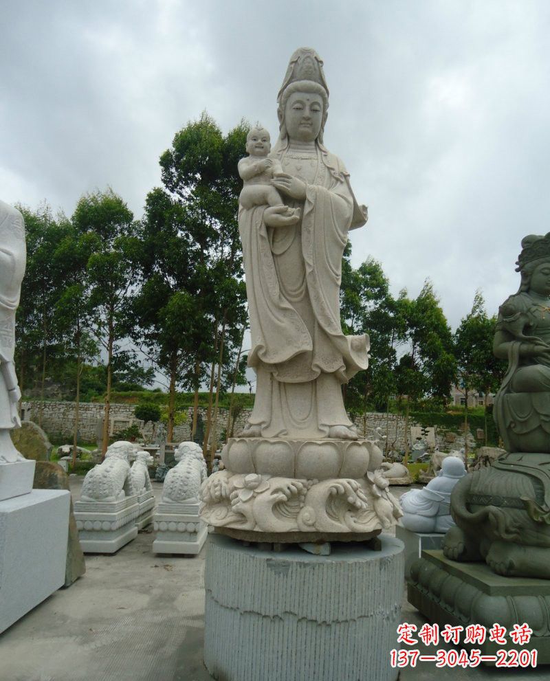 龙岩大理石观音像