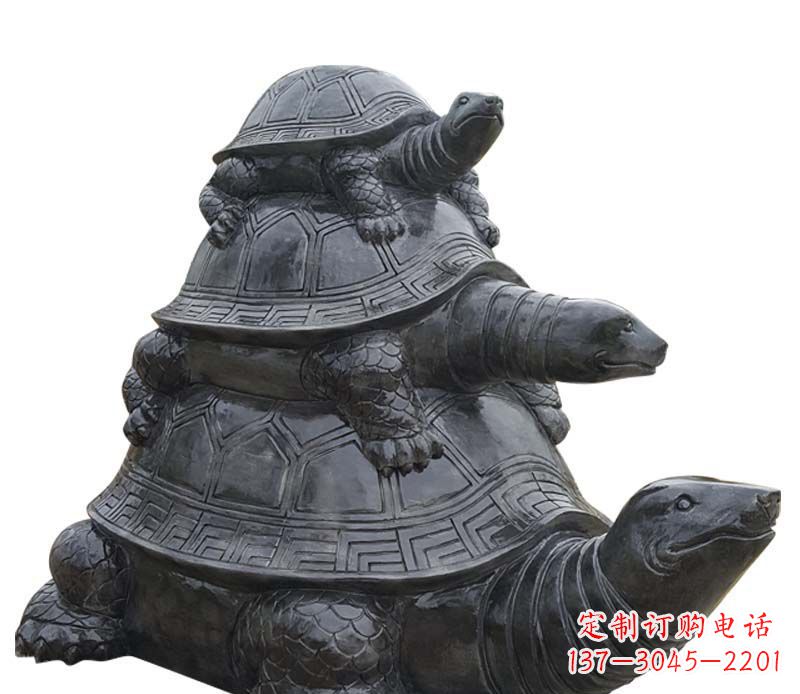 龙岩高品质大理石乌龟母子石雕