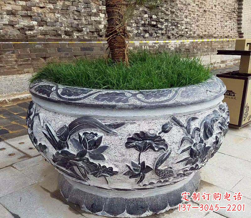 龙岩精美花盆雕塑,点亮你的道路景观