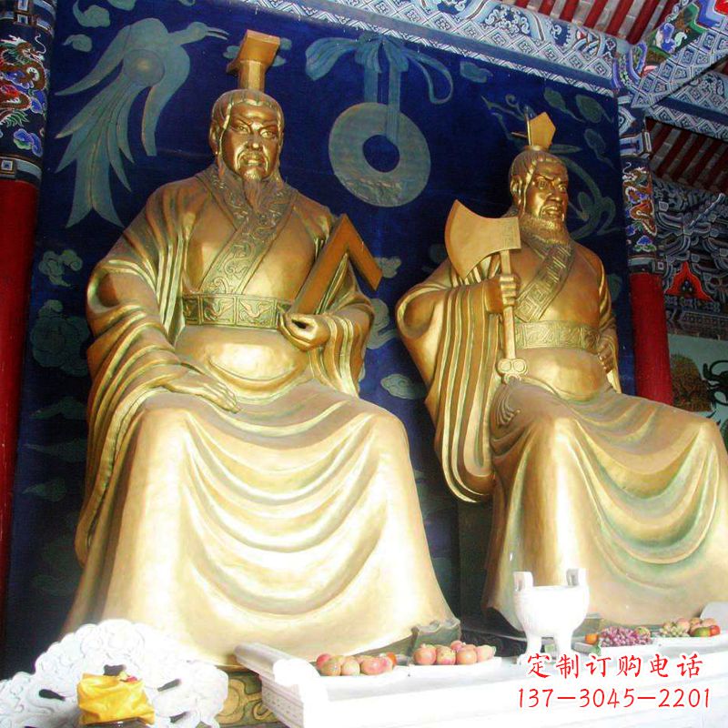 龙岩帝喾铜雕神像,让你的家居更有气质