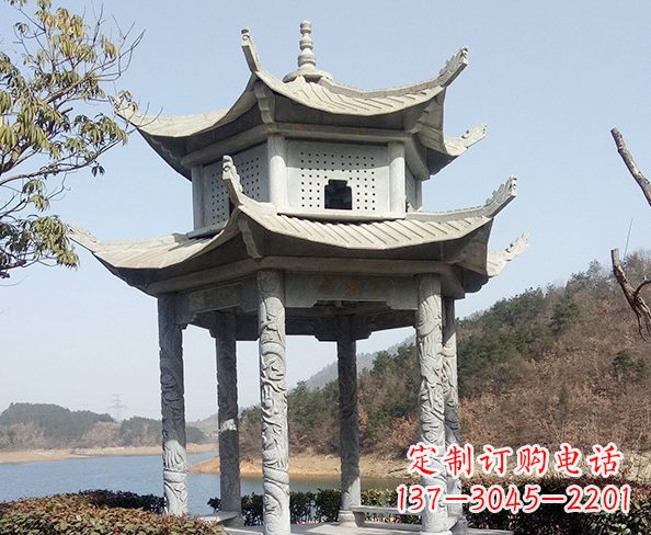 龙岩古典凉亭石雕