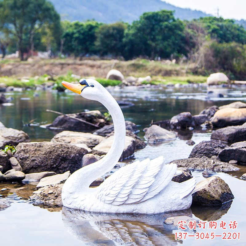 龙岩臻选天鹅雕塑，给你绝美的家庭美学