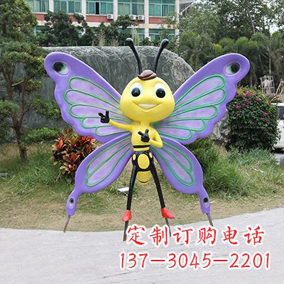 龙岩仿真蝴蝶雕塑,精致多彩、灵动优雅