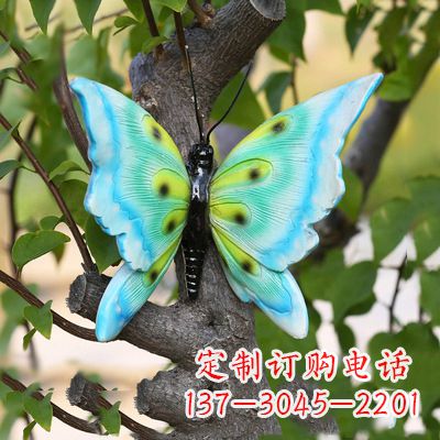 龙岩蓝色蝴蝶雕塑