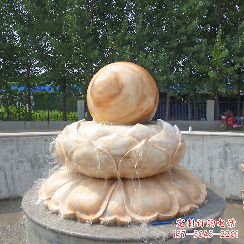龙岩高档石制风水球雕塑让您的空间充满风水之力