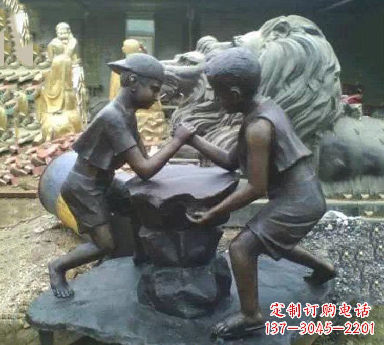 龙岩非凡童趣,精致儿童铜雕