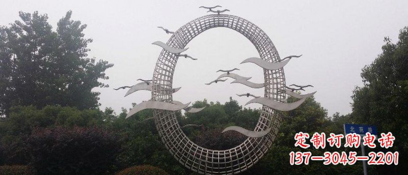 龙岩抒情海鸥雕塑