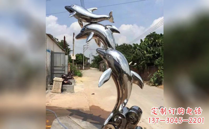 龙岩产品名称优雅海豚雕塑