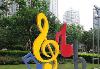 龙岩不锈钢音符雕塑-引领您的心情旋律