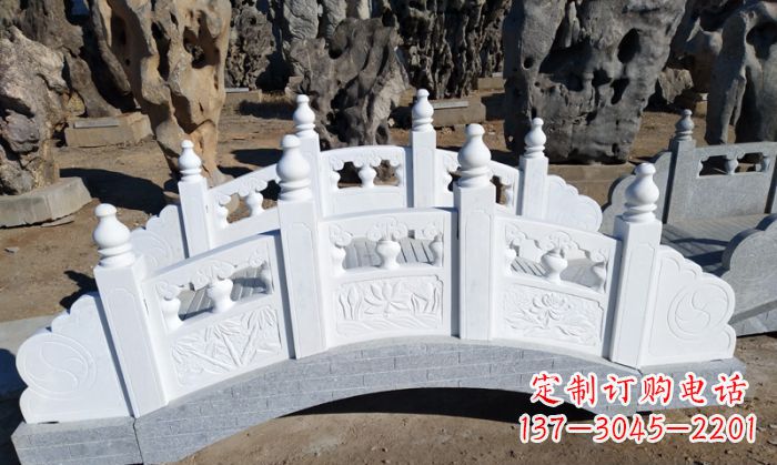 龙岩手工雕刻的汉白玉拱桥雕塑