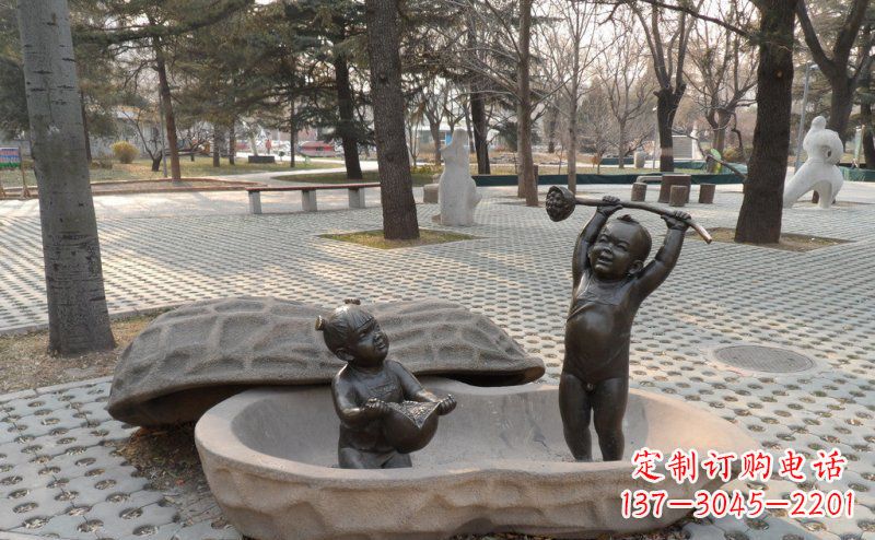 龙岩花生娃娃艺术雕塑