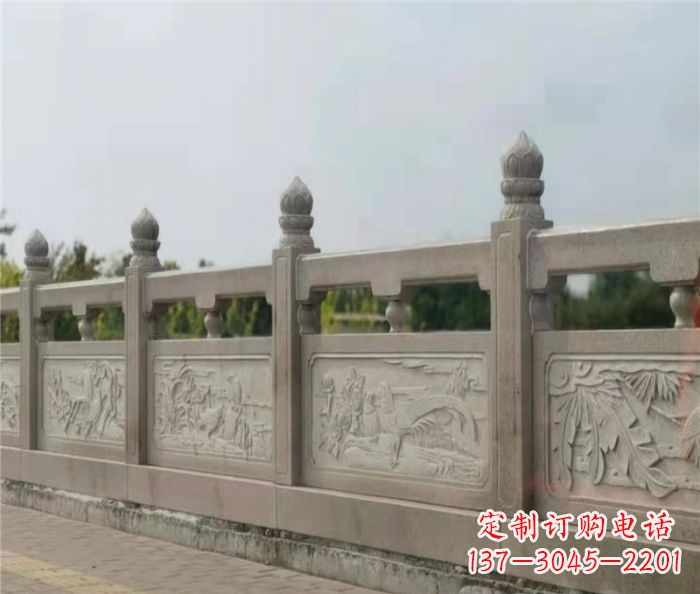 龙岩泰山大理石浮雕栏板雕塑