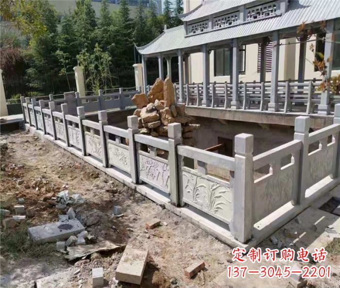 龙岩精美大理石浮雕栏板，享受雕塑之美