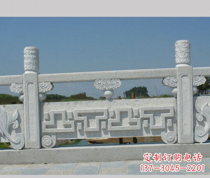 龙岩公园景观大理石栏板雕塑