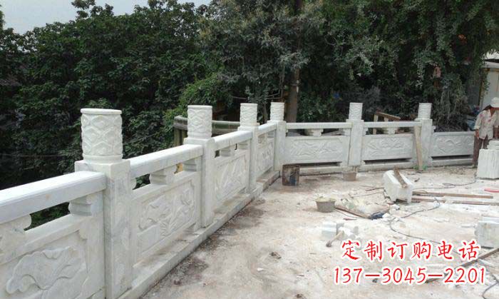 龙岩精美大理石栏板雕塑