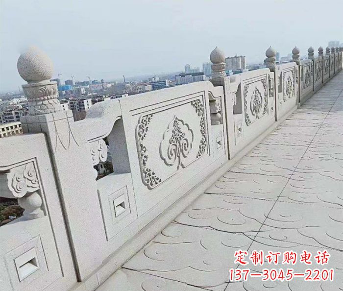 龙岩精美大理石栏板雕塑