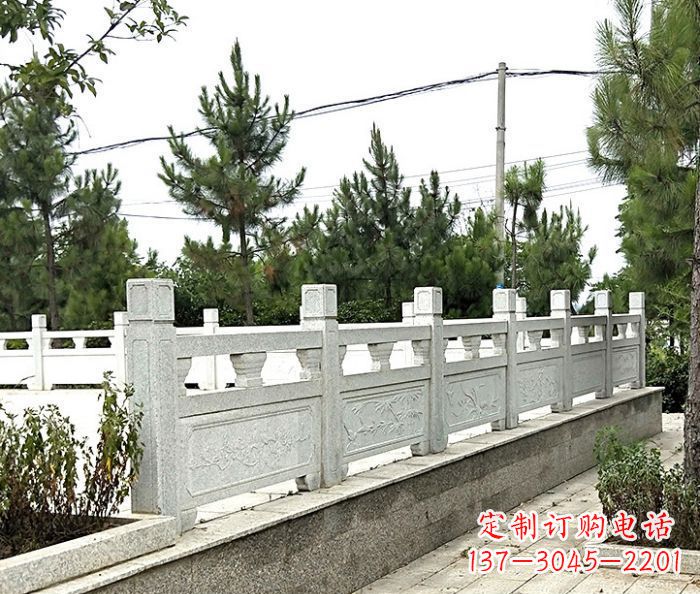 龙岩大理石栏板石雕,构筑公园景观