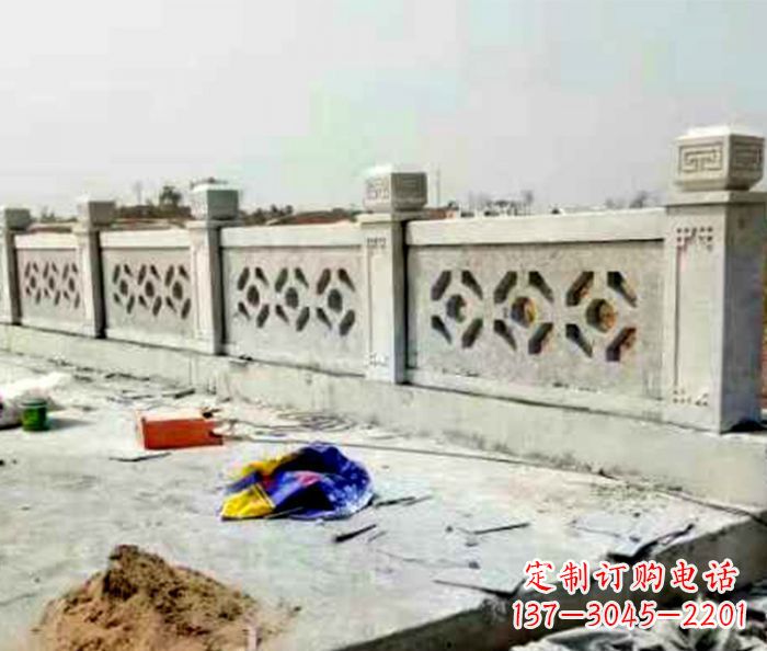 龙岩公园大理石栏板石雕