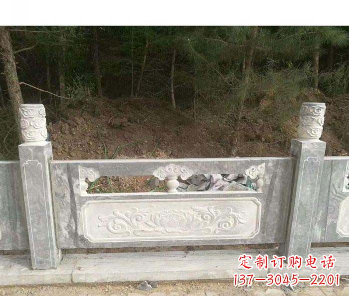 龙岩大理石栏板石雕艺术品