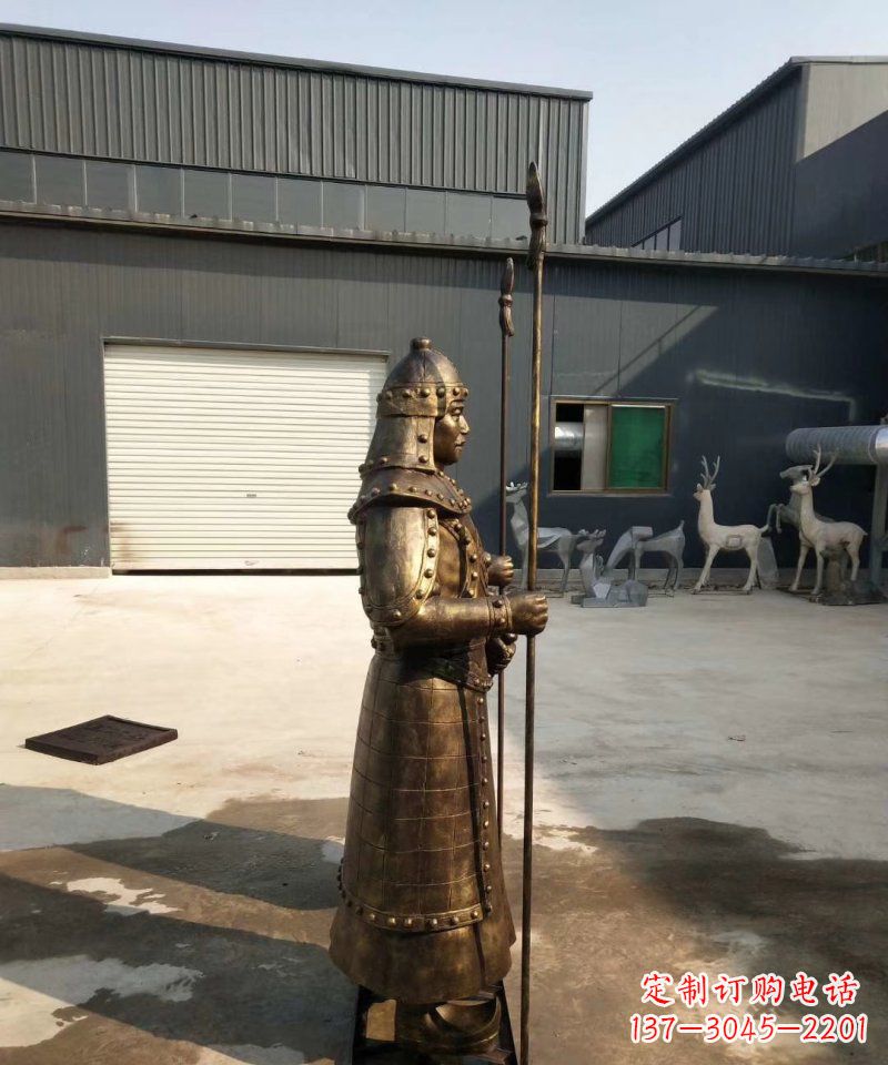 龙岩将军雕塑雕刻荣耀与力量