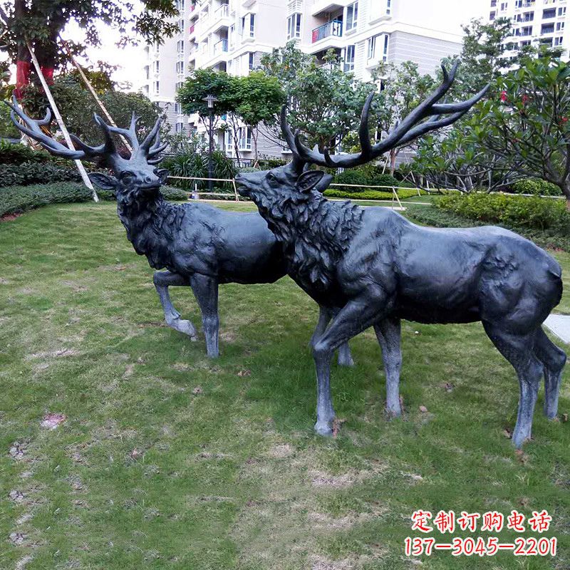 龙岩自然风格动物铜雕塑