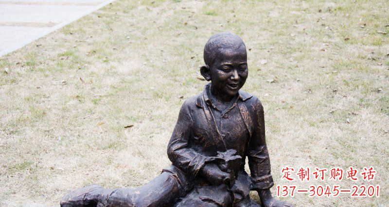 龙岩儿童景观铜雕