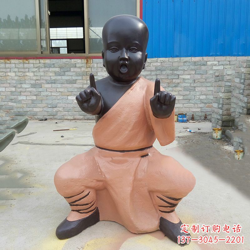 龙岩铜雕功夫小和尚
