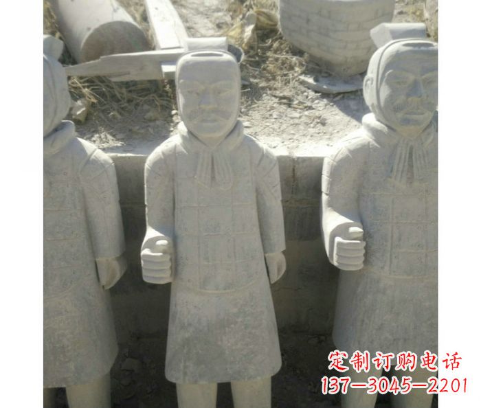 龙岩古代人物秦兵马俑石雕