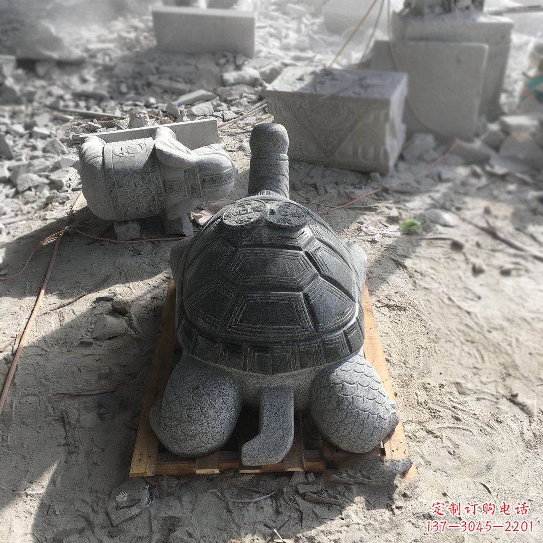 龙岩精致定制:古代石雕乌龟