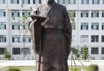 龙岩传承古代珍贵文化—祖冲之铜雕塑