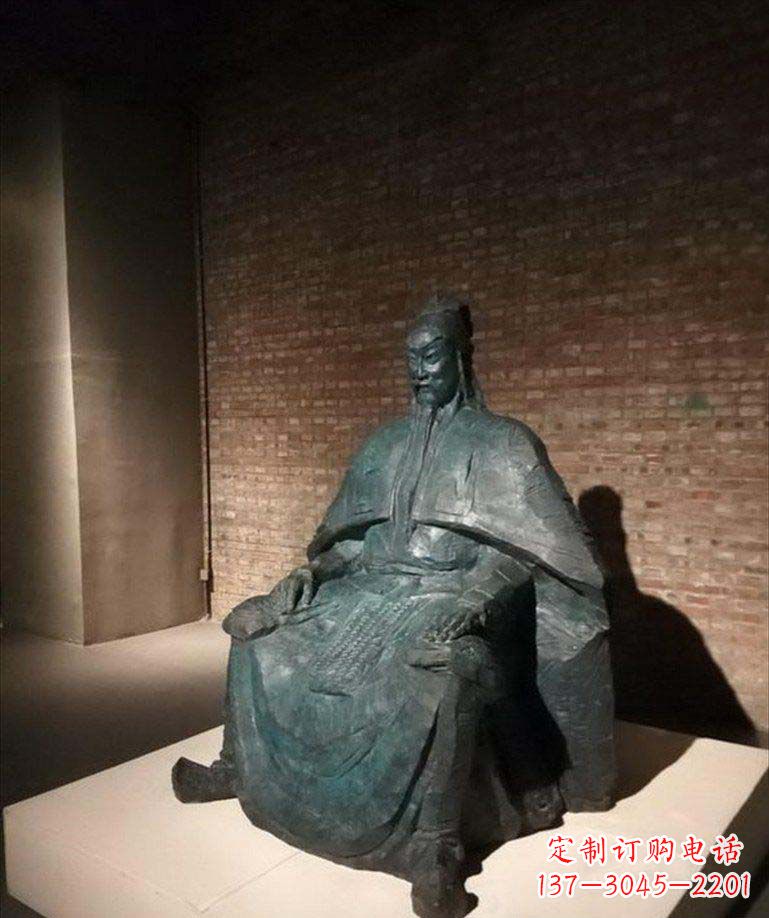 龙岩关公古代名人铜雕