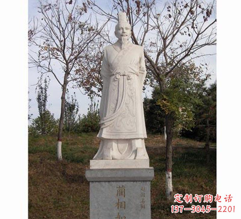 龙岩领雕塑：精致古代名人石雕