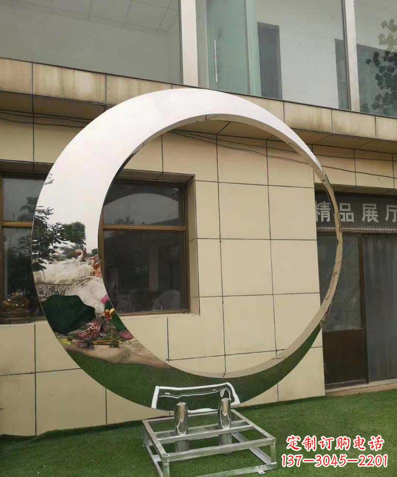 龙岩完美的不锈钢圆环雕塑