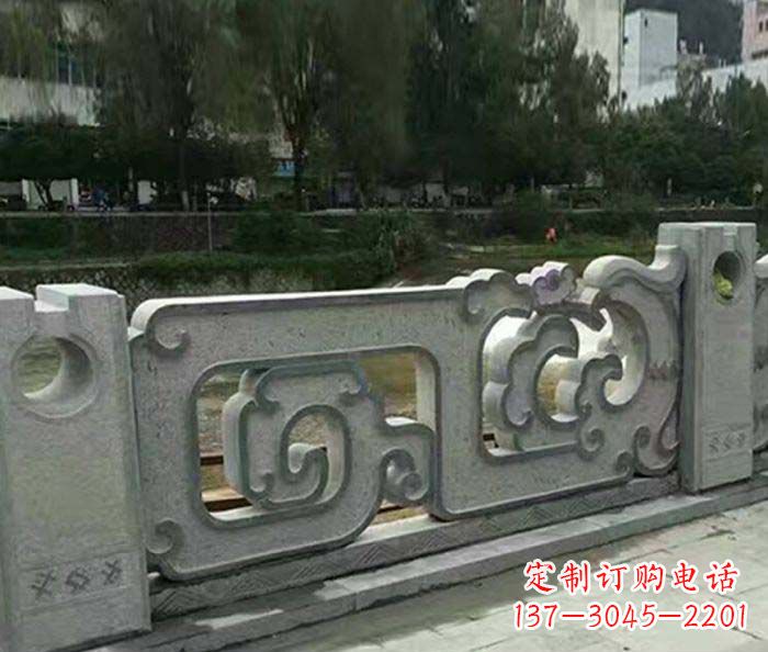 龙岩护城河建筑石雕栏板