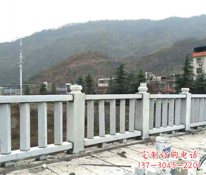 龙岩景区大理石栏杆石雕