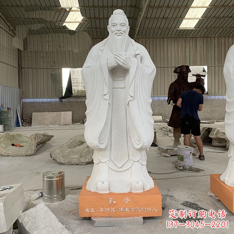 龙岩孔子石雕,传承智慧与文化