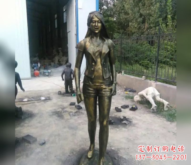 龙岩深入人心的美女铜雕