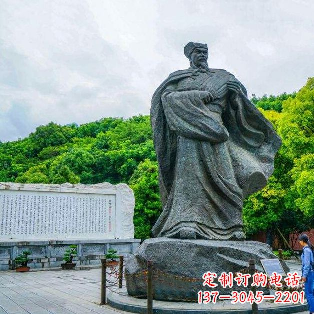 龙岩汇聚历史荣光——中领雕塑诸葛亮雕塑