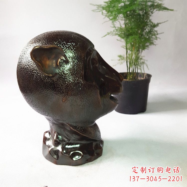 龙岩中领雕塑：精美艺术品——猴年生肖铜兽雕塑