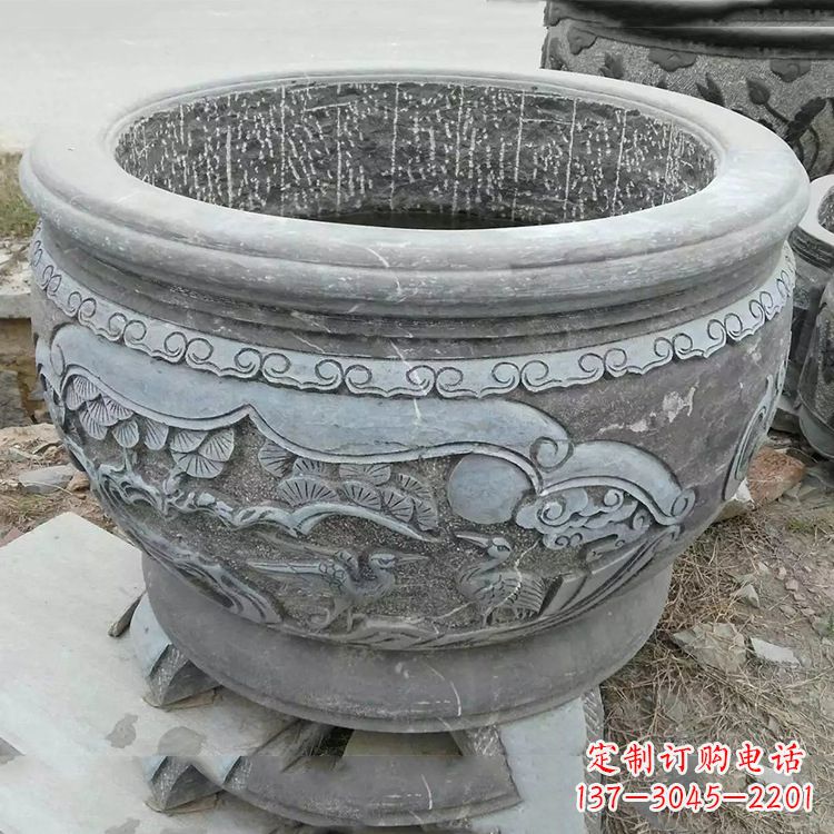 龙岩石刻园林鱼缸