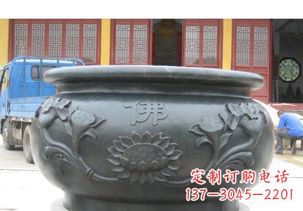 龙岩水缸寺庙铜雕 (2)