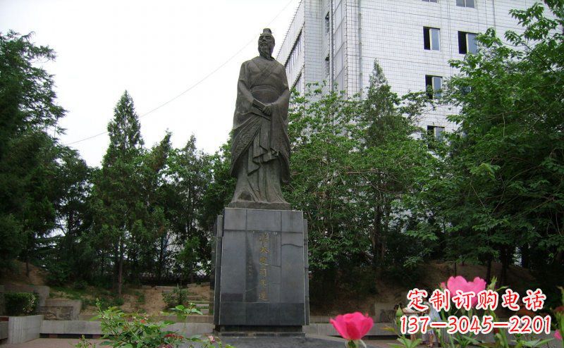 龙岩司马迁古代名人铜雕